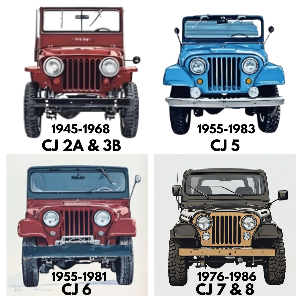 Vintage Jeep CJ Models | CJ-5, CJ-6, CJ-7 & More — Jeep City