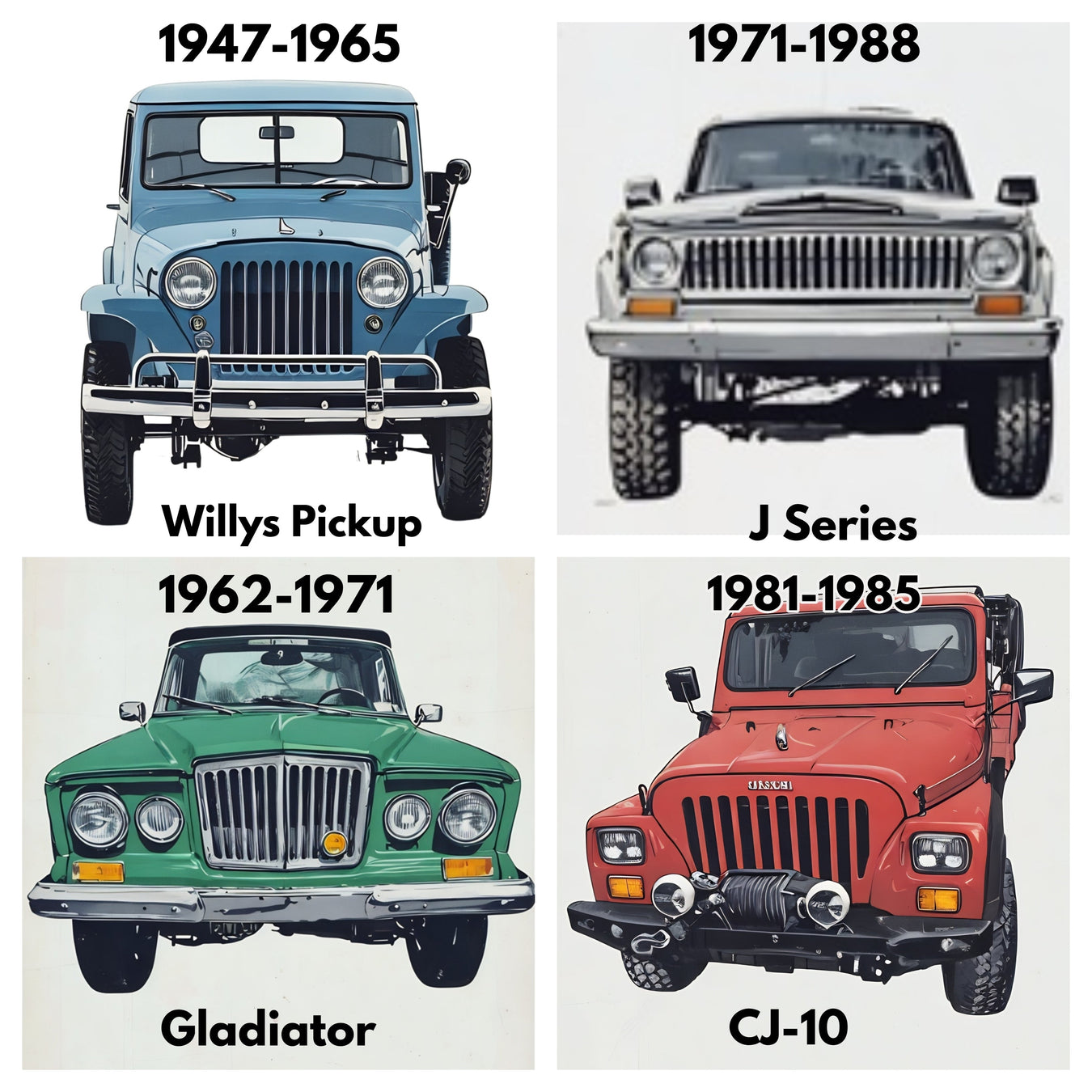 Jeep Pickup Trucks