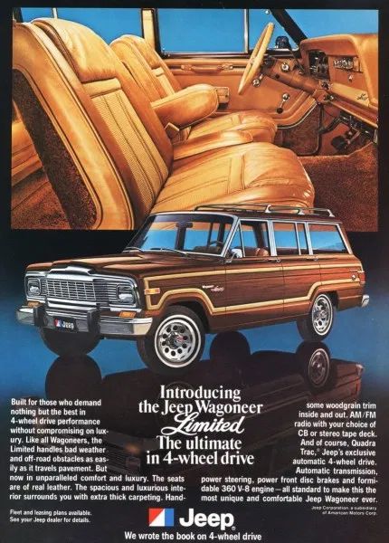 Jeep Wagoneer Full Size last made 1991