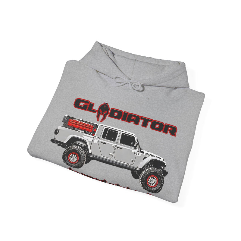Gladiator Jeep Hoodie - Built for Battle . Worn by Gladiators