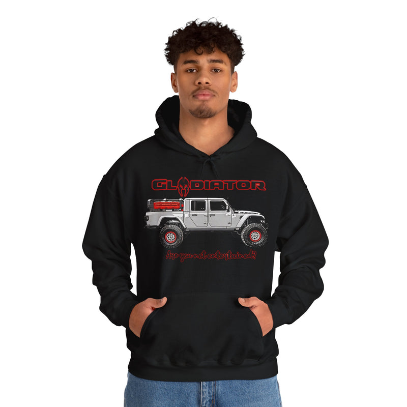 Gladiator Jeep Hoodie - Built for Battle . Worn by Gladiators
