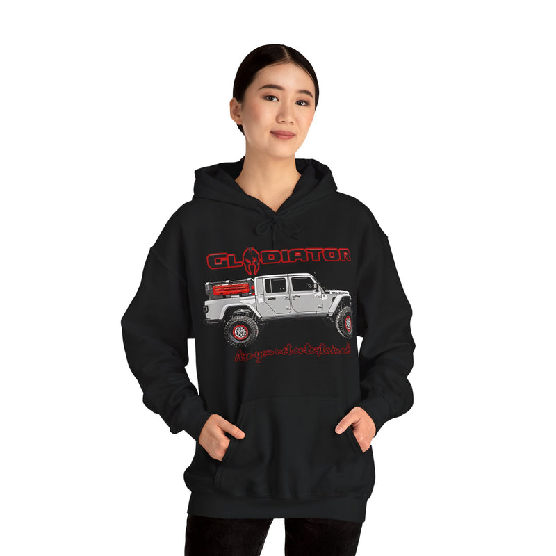 Gladiator Jeep Hoodie - Built for Battle . Worn by Gladiators