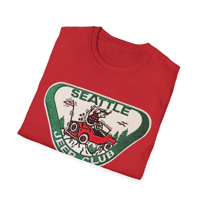 Seattle Jeep Club T-Shirt - Vintage Jeep T-Shirt