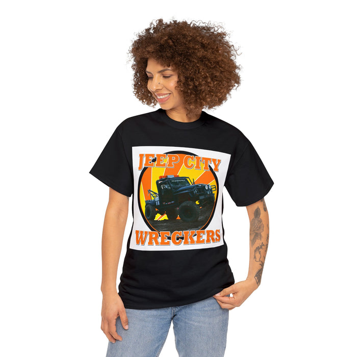 T Shirt 100% Cotton Jeep City Wreckers CJ-10