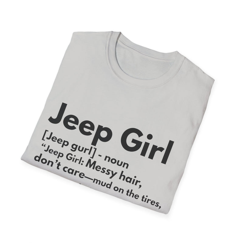 Jeep Girl T-Shirt - Messy Hair, Zero Apologies!