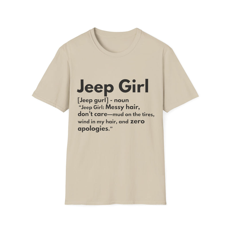 Jeep Girl T-Shirt - Messy Hair, Zero Apologies!