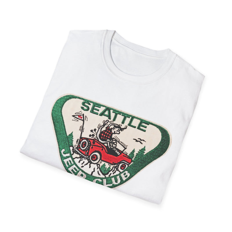 Seattle Jeep Club T-Shirt - Vintage Jeep T-Shirt