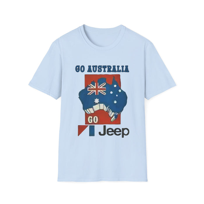 Go Australia Go Jeep  T- Shirt Vintage Design