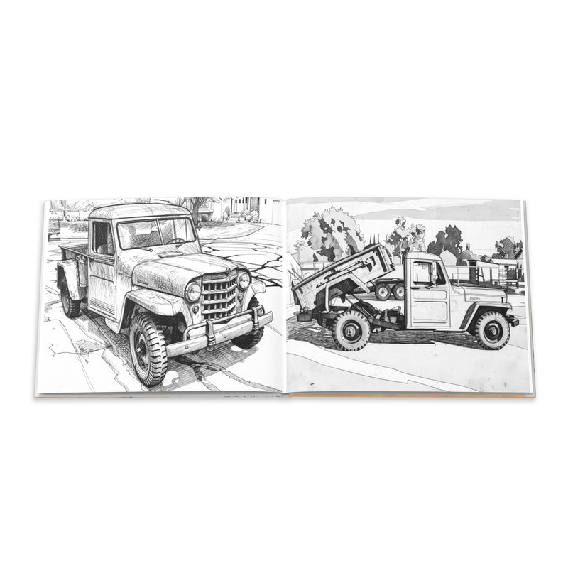 Vintage Jeep Colouring Book 2 — who refuse to let these old Jeeps disappear.
