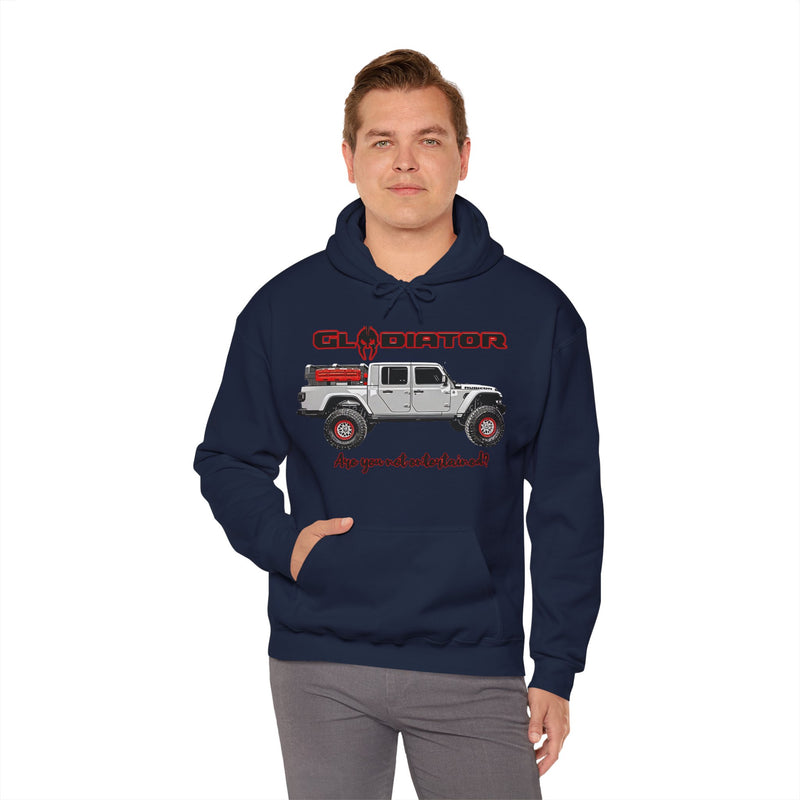 Gladiator Jeep Hoodie - Built for Battle . Worn by Gladiators