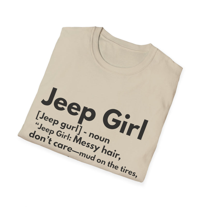 Jeep Girl T-Shirt - Messy Hair, Zero Apologies!