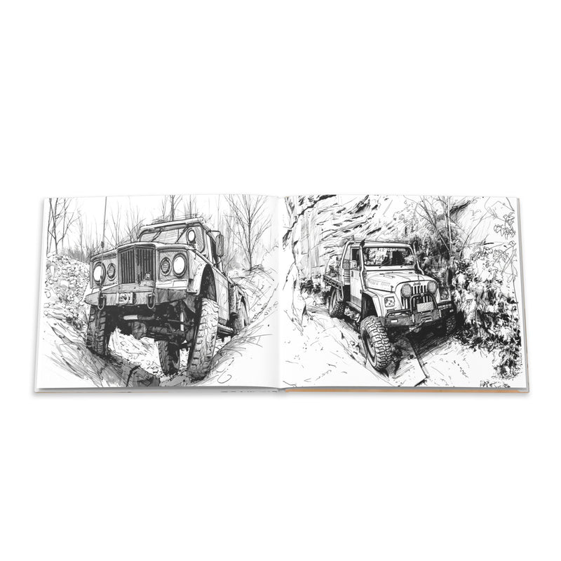 Vintage Jeep Colouring Book 2 — who refuse to let these old Jeeps disappear.