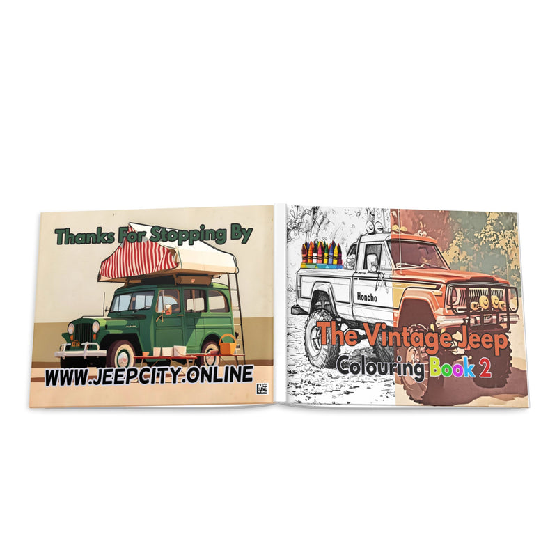 Vintage Jeep Colouring Book 2 — who refuse to let these old Jeeps disappear.