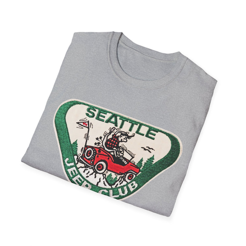 Seattle Jeep Club T-Shirt - Vintage Jeep T-Shirt