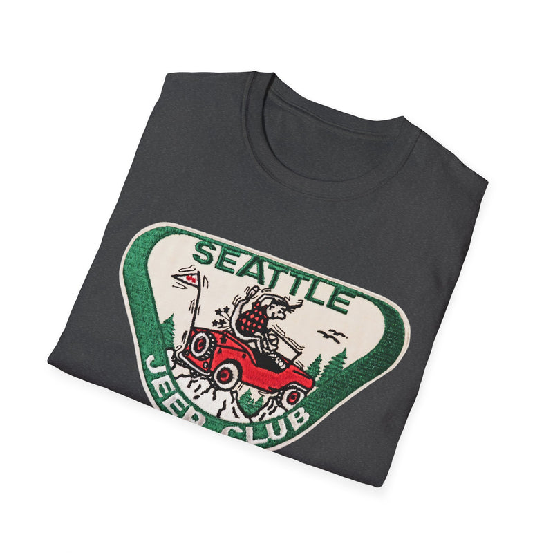 Seattle Jeep Club T-Shirt - Vintage Jeep T-Shirt