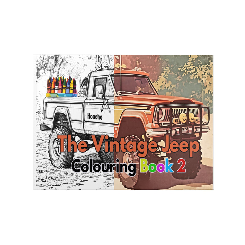 Vintage Jeep Colouring Book 2 — who refuse to let these old Jeeps disappear.