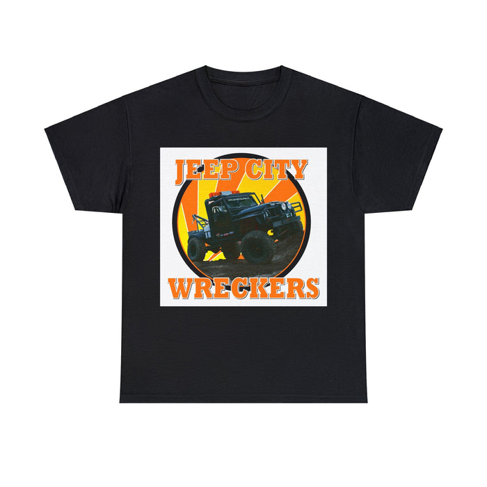 T Shirt 100% Cotton Jeep City Wreckers CJ-10