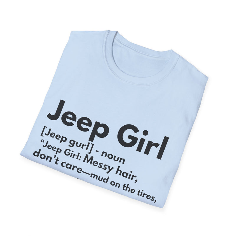 Jeep Girl T-Shirt - Messy Hair, Zero Apologies!