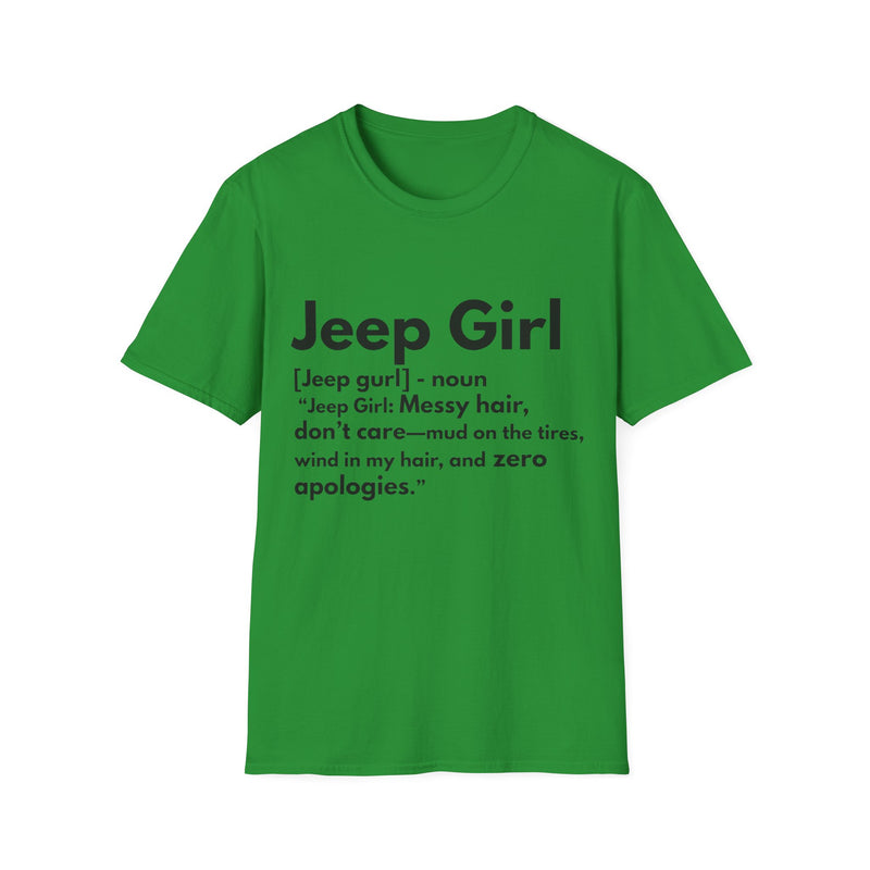 Jeep Girl T-Shirt - Messy Hair, Zero Apologies!