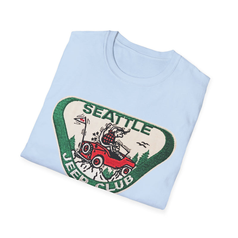 Seattle Jeep Club T-Shirt - Vintage Jeep T-Shirt