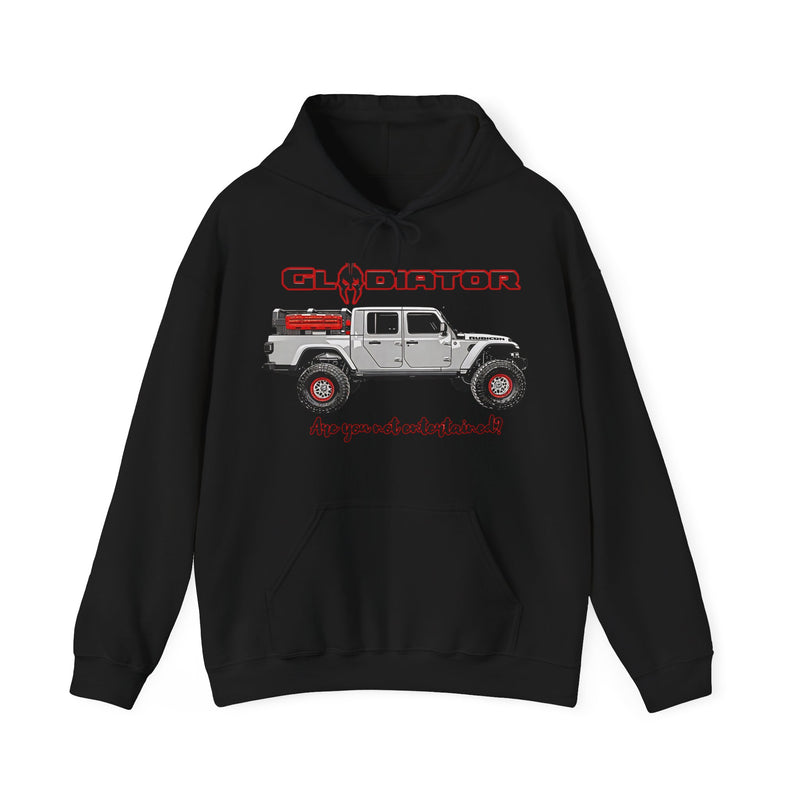 Gladiator Jeep Hoodie - Built for Battle . Worn by Gladiators