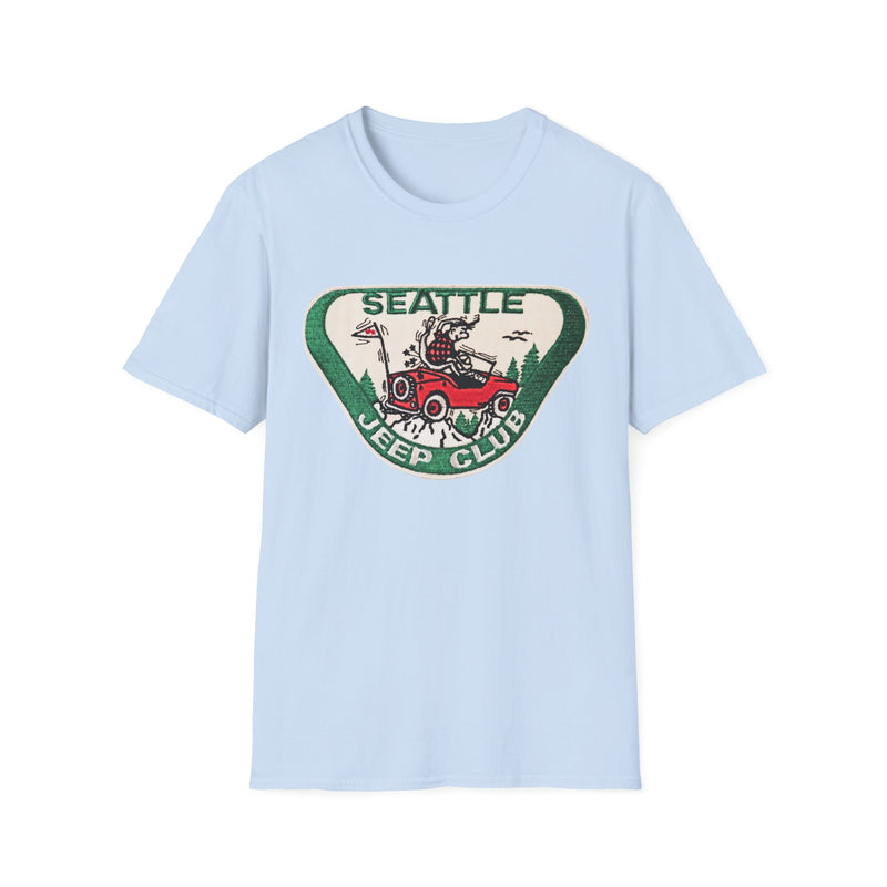 Seattle Jeep Club T-Shirt - Vintage Jeep T-Shirt