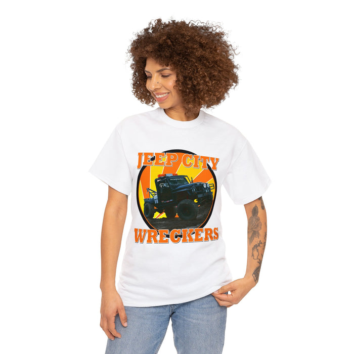 T Shirt 100% Cotton Jeep City Wreckers CJ-10