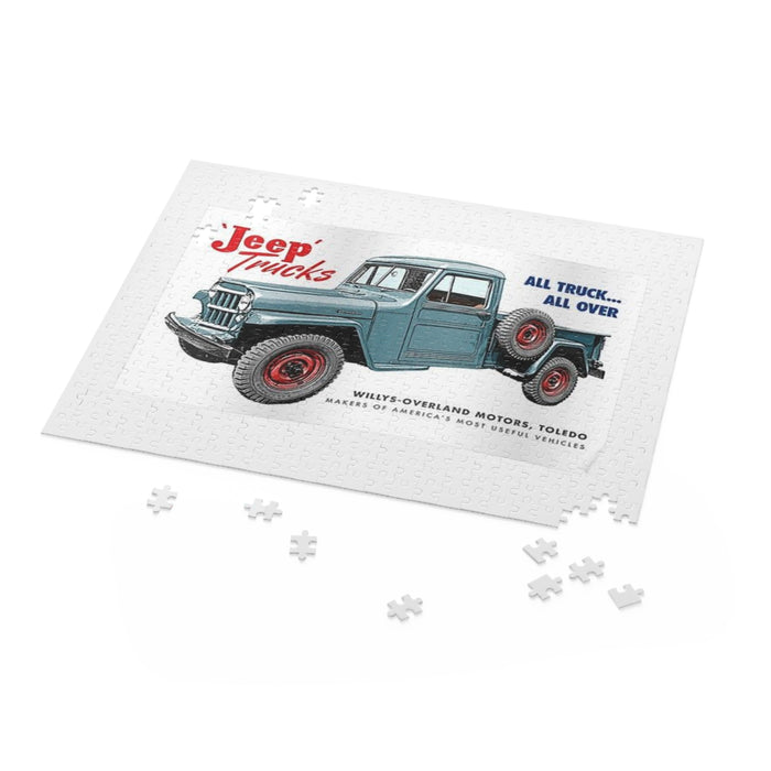 Willys Jeep Puzzle (120, 252, 500-Piece)