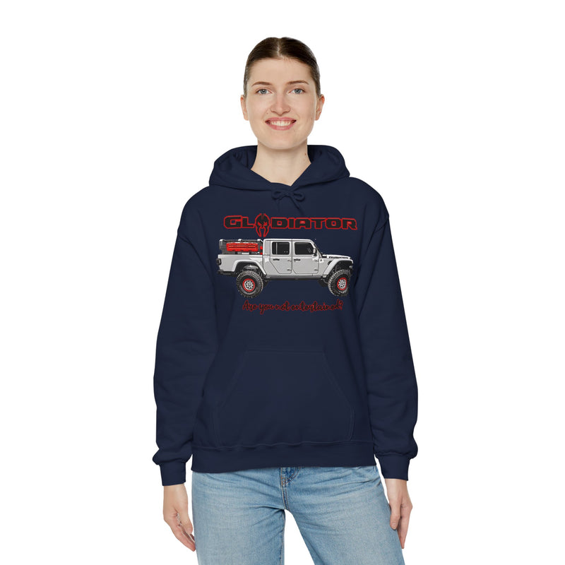 Gladiator Jeep Hoodie - Built for Battle . Worn by Gladiators