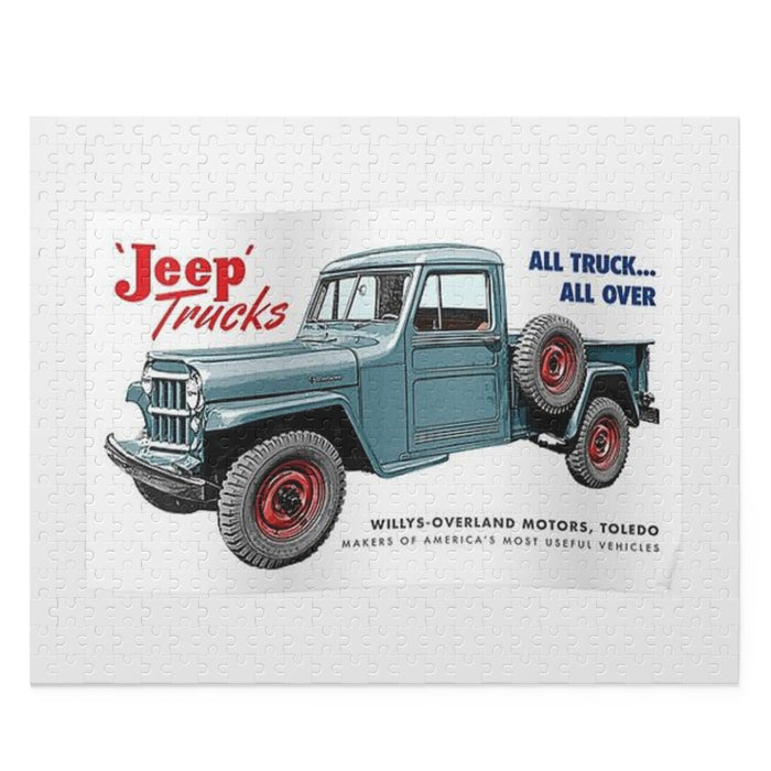 Willys Jeep Puzzle (120, 252, 500-Piece)