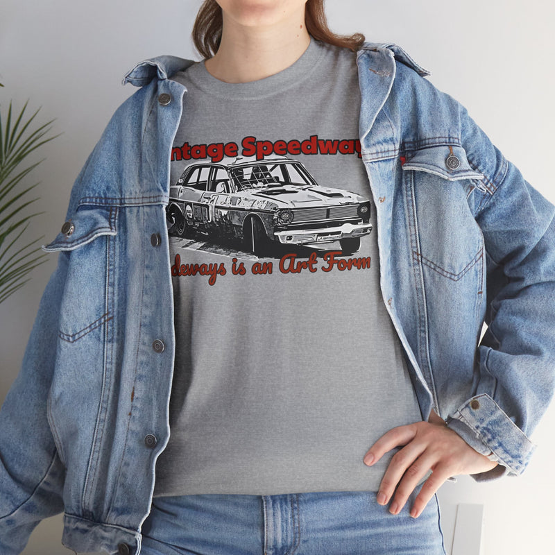 Vintage Speedway  'Sideways is an Art Form' T-Shirt for Car Enthusiasts