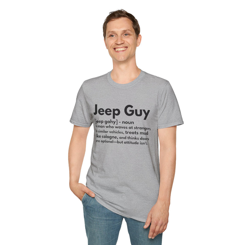 The Jeep Guy T-Shirt - A Man who waves at Strangers!