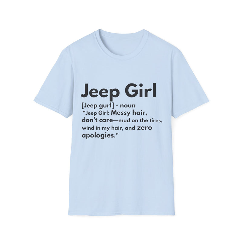 Jeep Girl T-Shirt - Messy Hair, Zero Apologies!