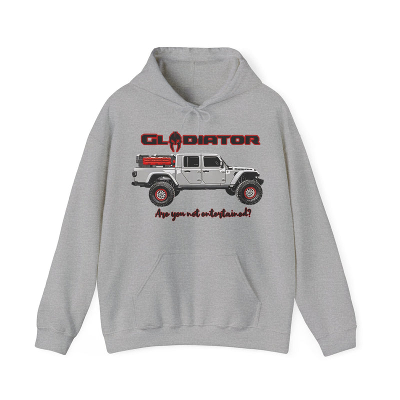 Gladiator Jeep Hoodie - Built for Battle . Worn by Gladiators