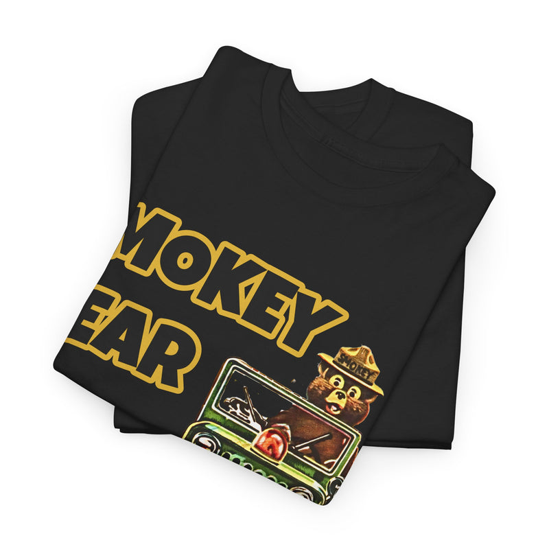 Smokey Bear Jeepin Vintage Style T-Shirt