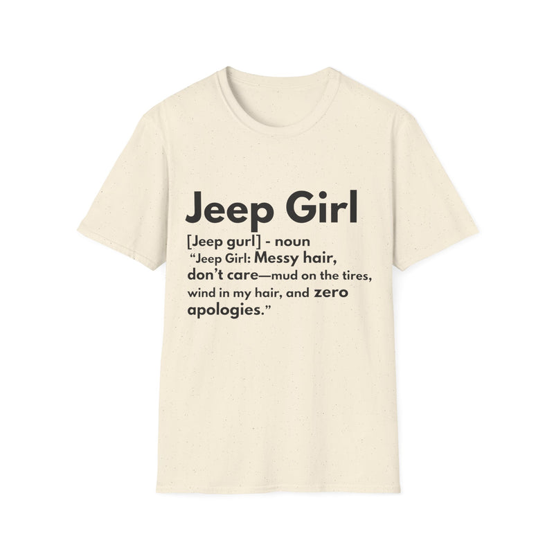 Jeep Girl T-Shirt - Messy Hair, Zero Apologies!
