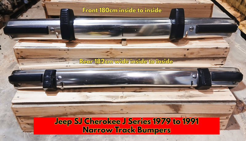 Bumper Front & Rear Jeep SJ Cherokee , J Series , FSJ Wagoneer