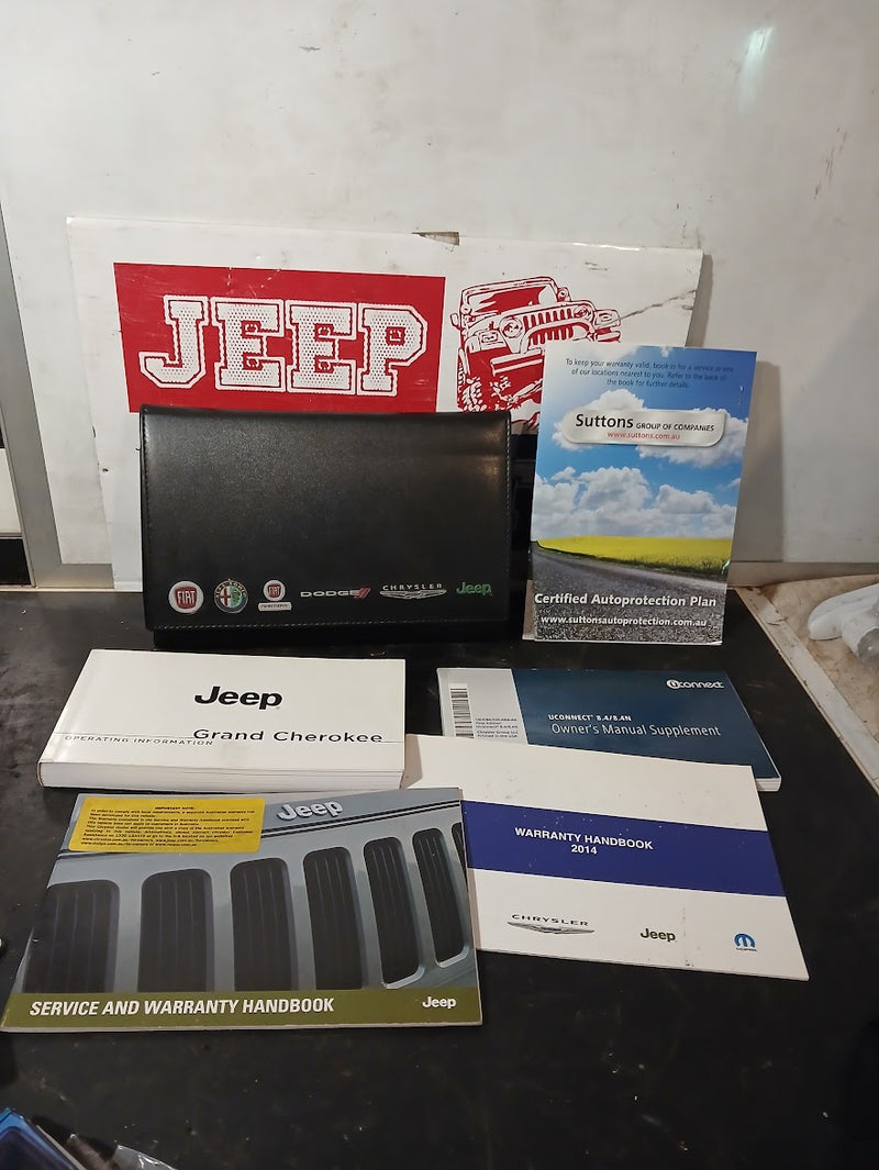 Jeep Grand Cherokee WK2 Diesel Owner's Handbook & Manual Set (2011–2022)