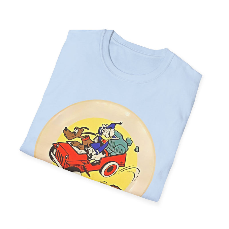 The Duck and Dog in a Jeep - Vintage Cartoon Car Design