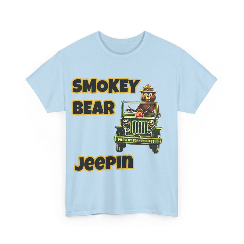 Smokey Bear Jeepin Vintage Style T-Shirt