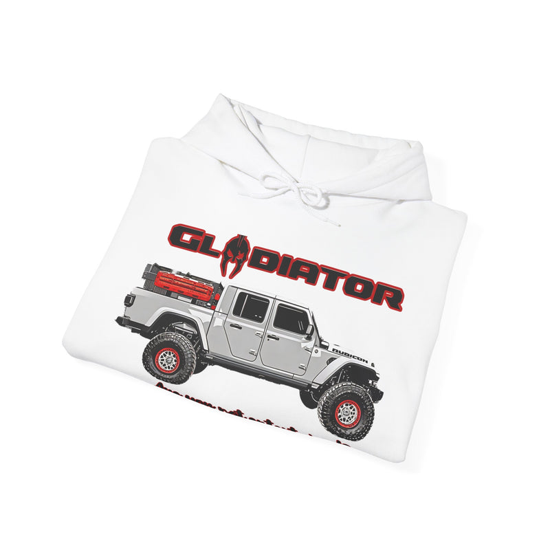 Gladiator Jeep Hoodie - Built for Battle . Worn by Gladiators