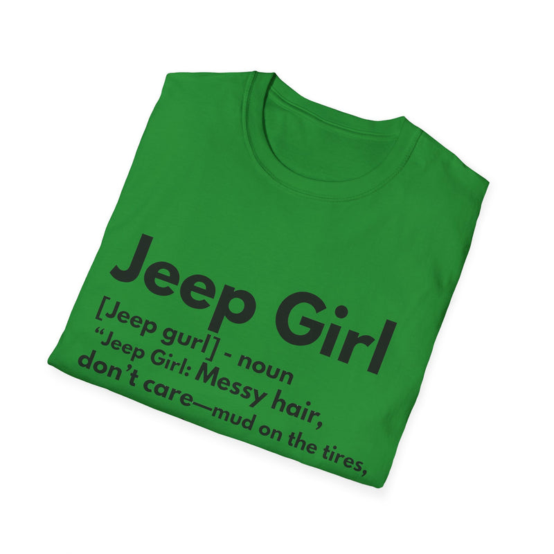 Jeep Girl T-Shirt - Messy Hair, Zero Apologies!