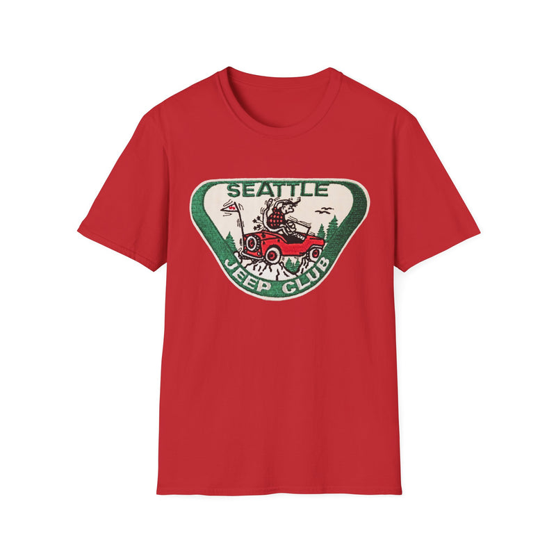 Seattle Jeep Club T-Shirt - Vintage Jeep T-Shirt
