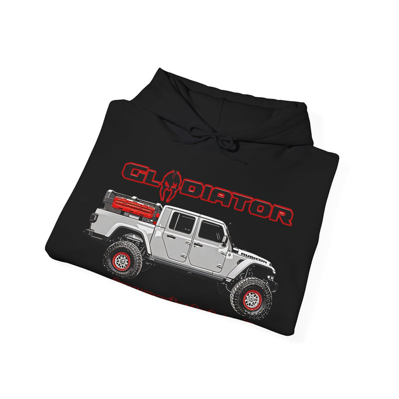Gladiator Jeep Hoodie - Built for Battle . Worn by Gladiators