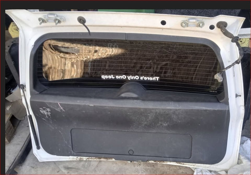 Rear Tailgate Jeep MK Patriot Limited White Complete Preowned