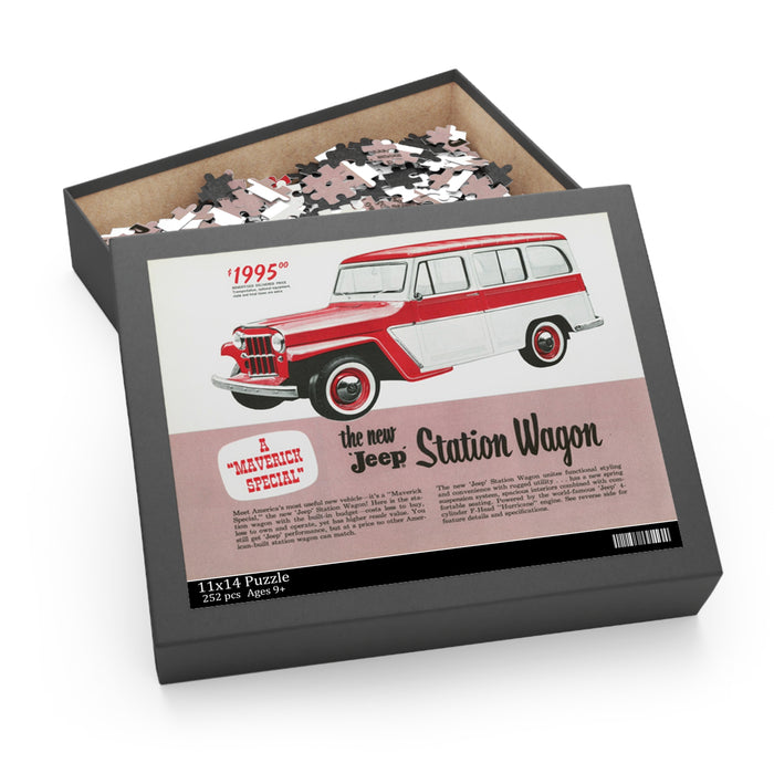 Willys Jeep Wagon Puzzle 252 Piece)