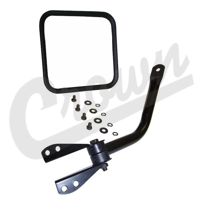 Mirror and Arm Jeep CJ Left Black 5455301K