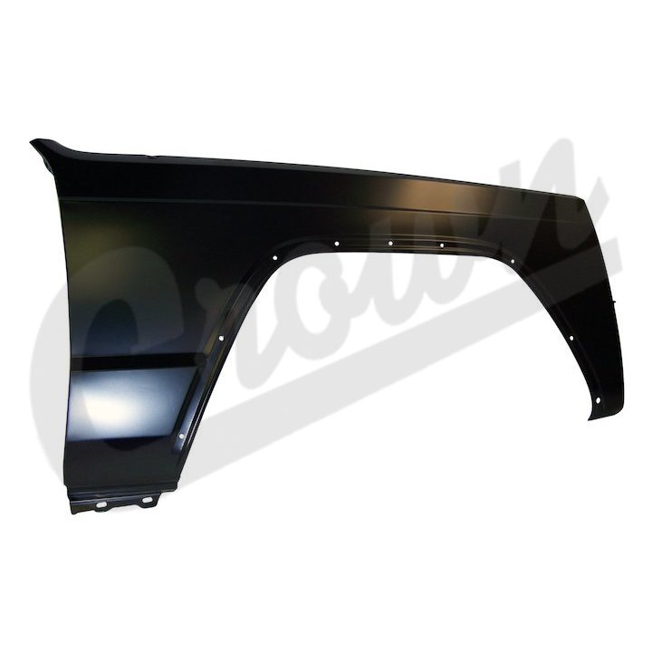 Fender Front RHS Steel Jeep XJ Cherokee Undercoat Black NEW 55235226
