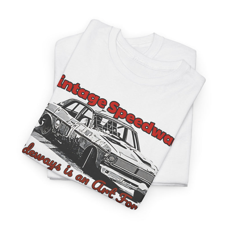 Vintage Speedway  'Sideways is an Art Form' T-Shirt for Car Enthusiasts