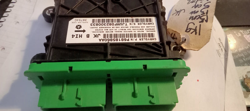 Part number 68185860AA is a genuine Mopar Occupant Restraint Module (ORC) designed for export models Jeep JK Wrangler